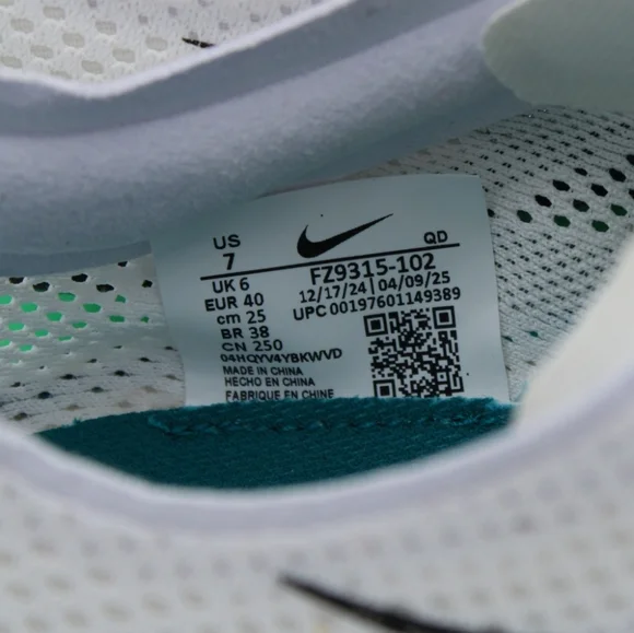 Nike ZoomX Dragonfly 2 Elite Track Spikes White Bright Spruce Men’s 7 FZ9315-102 - Picture 9 of 12